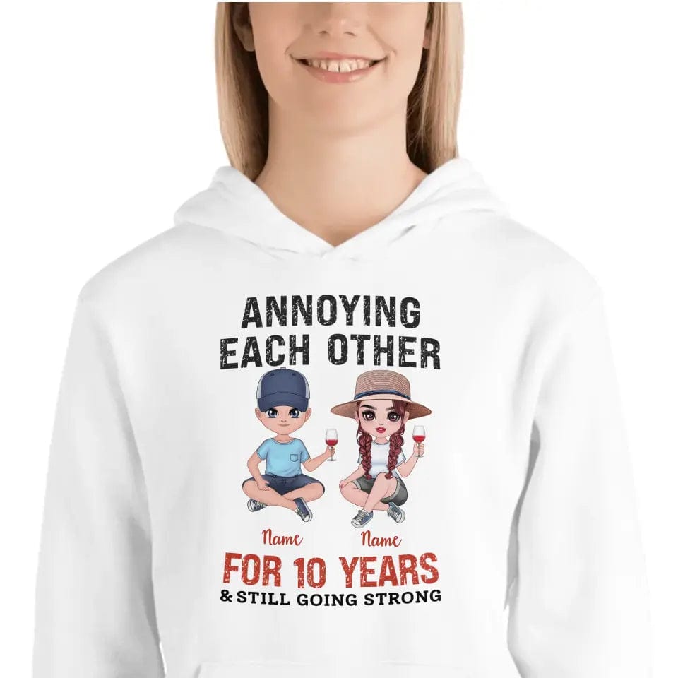 Personalized Funny Annoying Each Other For Years And Still Going Strong Custom Matching Anniversary Hoodie for Lovers