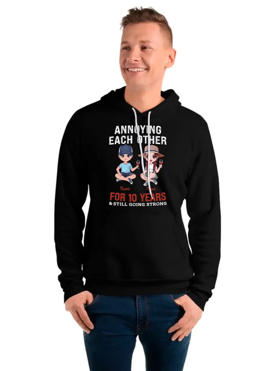 Personalized Funny Annoying Each Other For Years And Still Going Strong Custom Matching Anniversary Hoodie for Lovers