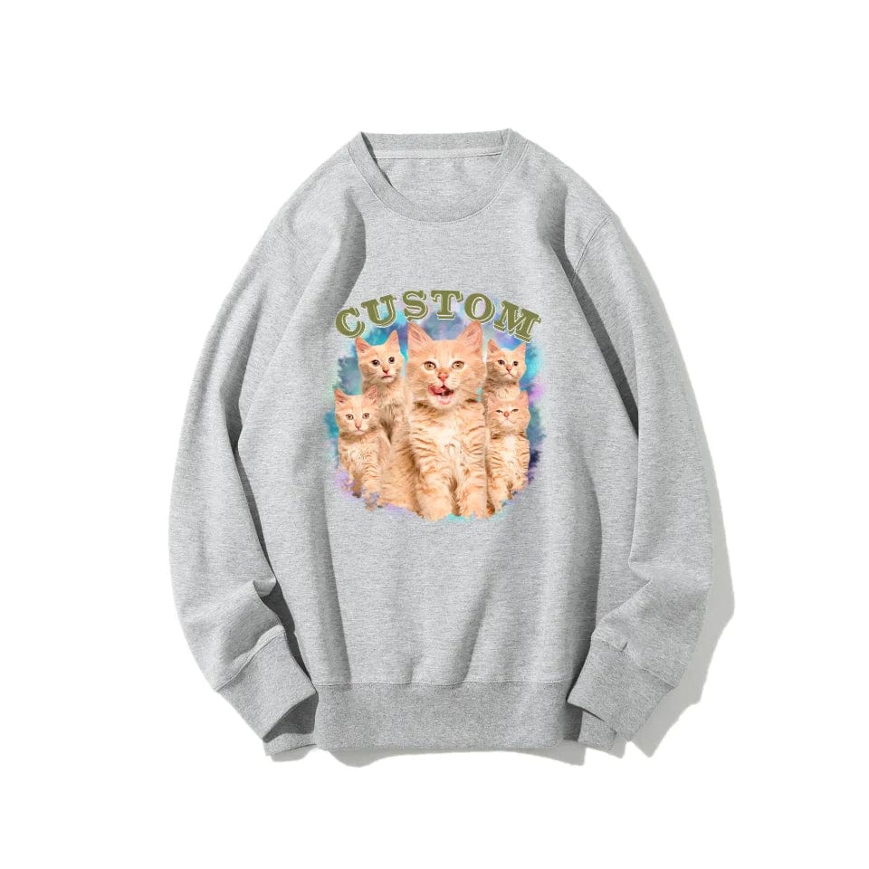 Personalized Pet Photo Apparel | Custom T-Shirt Hoodie & Sweatshirt for Pet Lovers