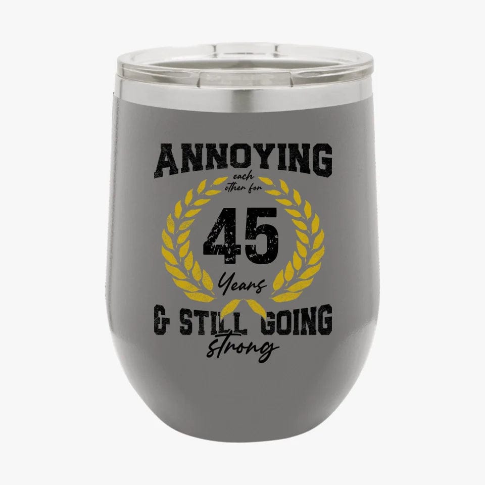 Custom Matching Anniversary Tumbler for Couple