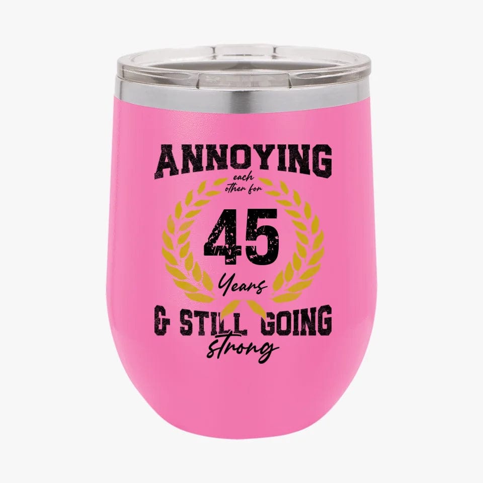 Custom Matching Anniversary Tumbler for Couple