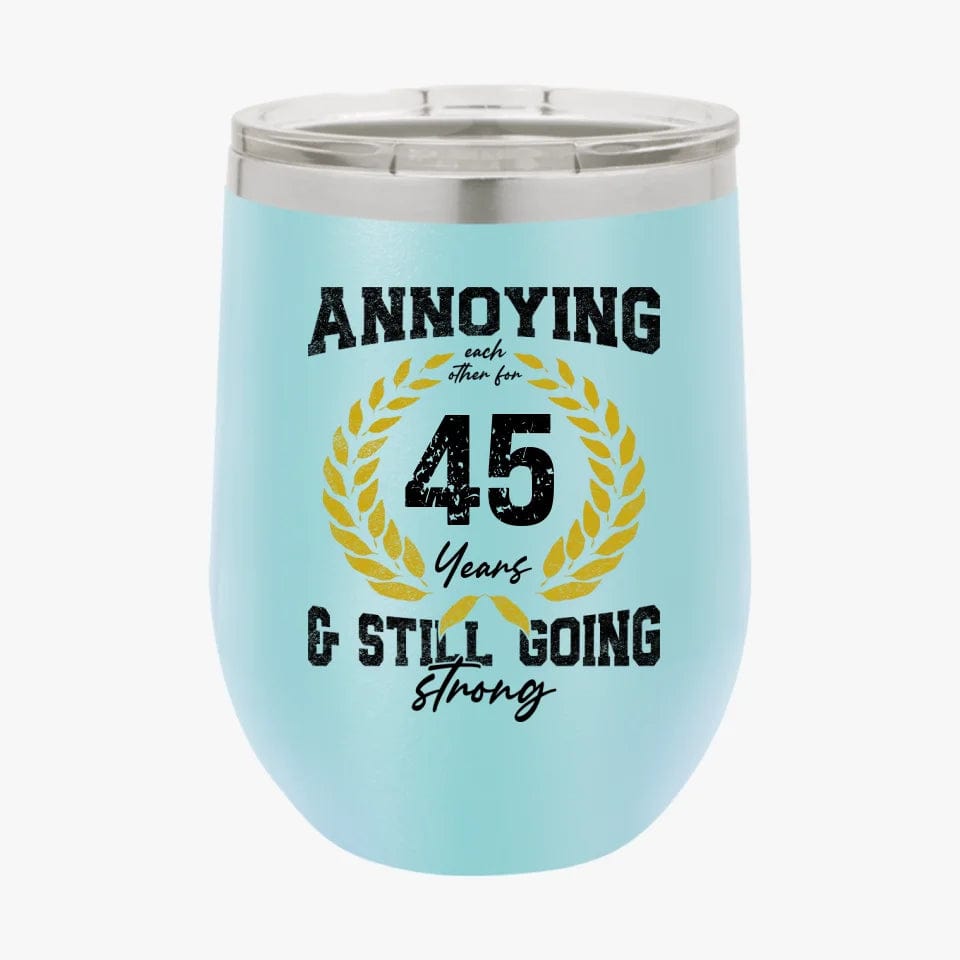Custom Matching Anniversary Tumbler for Couple