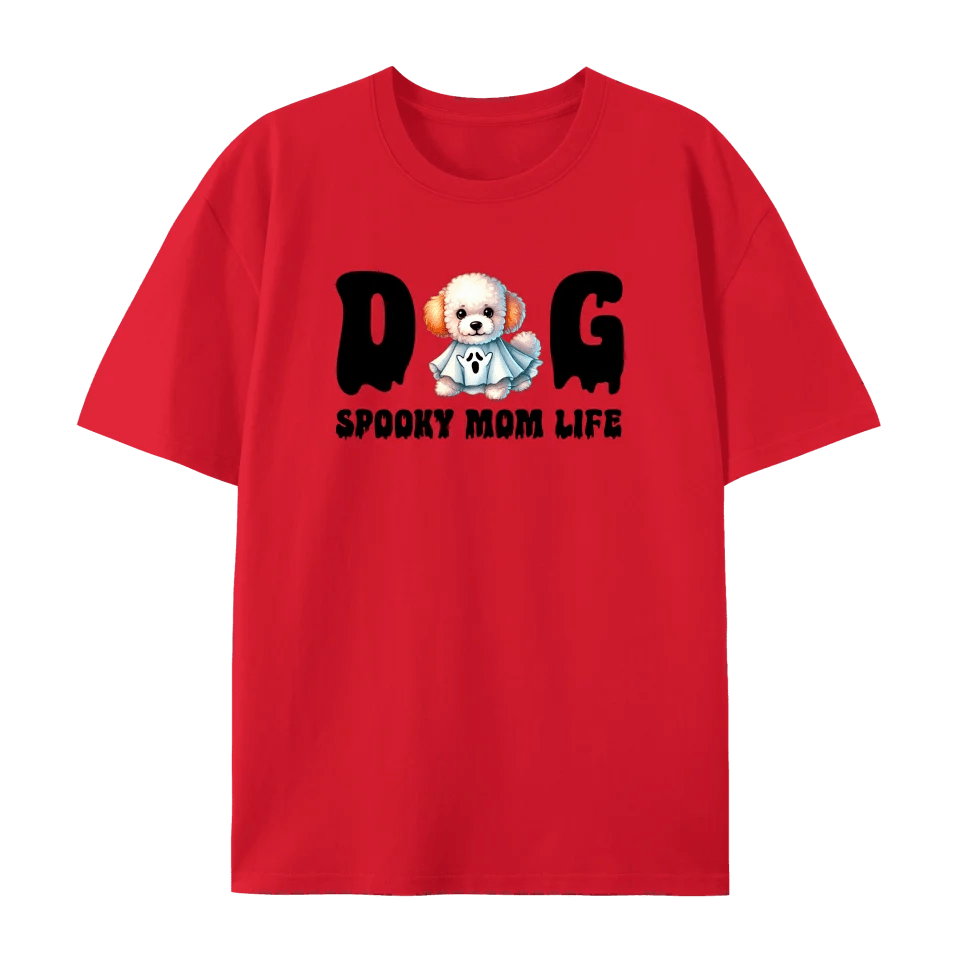 Custom Halloween Dog Mom Apparel | Personalized Spooky T-Shirt, Hoodie, Sweatshirt for Pet Lovers