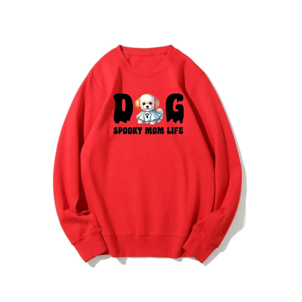 Custom Halloween Dog Mom Apparel | Personalized Spooky T-Shirt, Hoodie, Sweatshirt for Pet Lovers