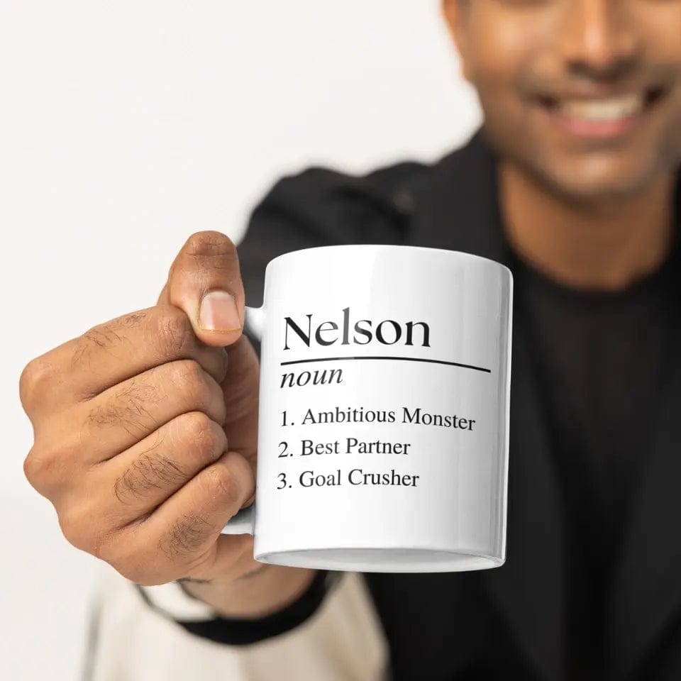 Personalized Custom Name Definition Mug