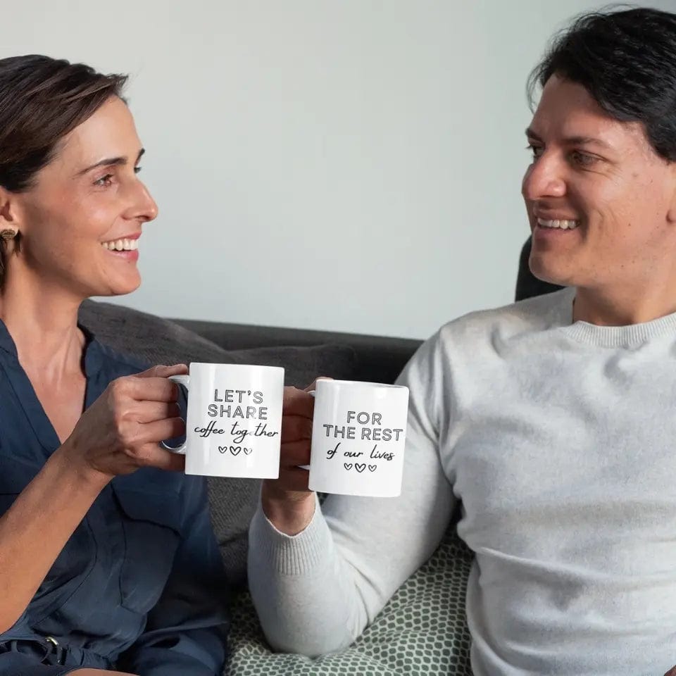 Together For The Rest Of Our Lives Couple Mug Personalized Custom Mugs For Coffee Lovers