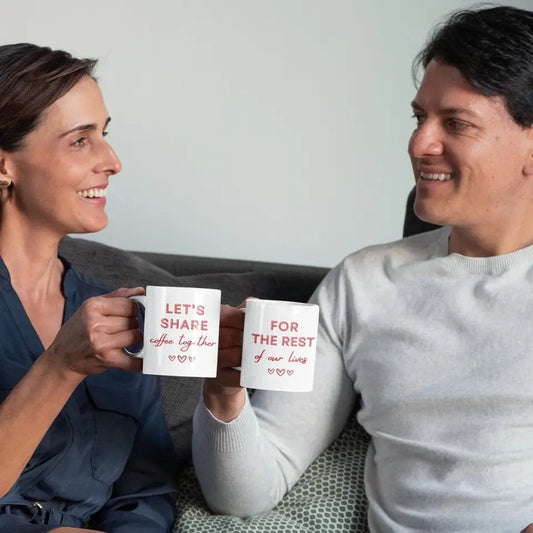 Together For The Rest Of Our Lives Couple Mug Personalized Custom Mugs For Coffee Lovers