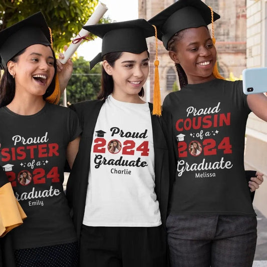 Personalized Custom Graduation T-Shirt Customizable with Your Picture