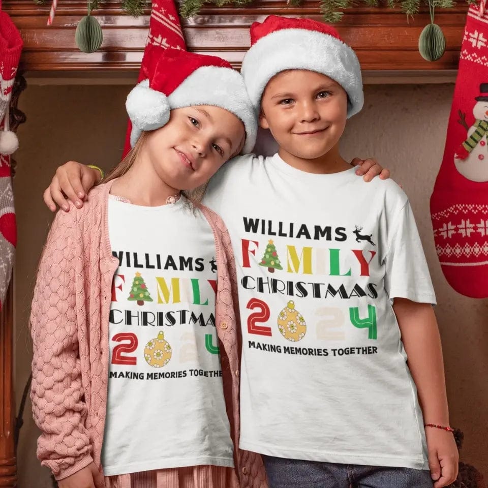 Custom Family Matching Christmas Outfit 2024 Christmas T-shirt