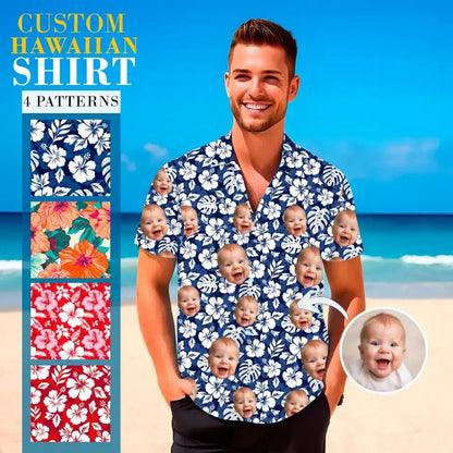 Tropical Personalized Custom Hawaiian Shirt With Flowers And Leaf - Aloha Vibes And Best Summer Gift