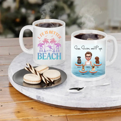 Personalized Dog and Owner Mug Summer Coffee Mugs Gift list