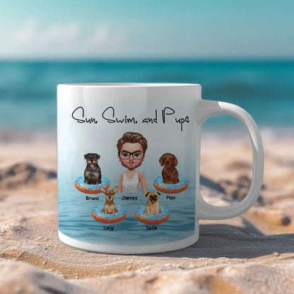 Personalized Dog and Owner Mug Summer Coffee Mugs Gift list