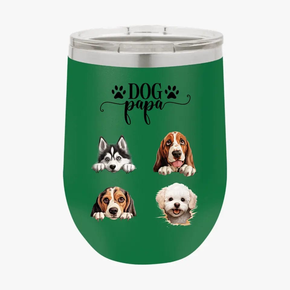 Personalized Custom Dog Dad Tumbler Christmas Gifts For Dog Owner