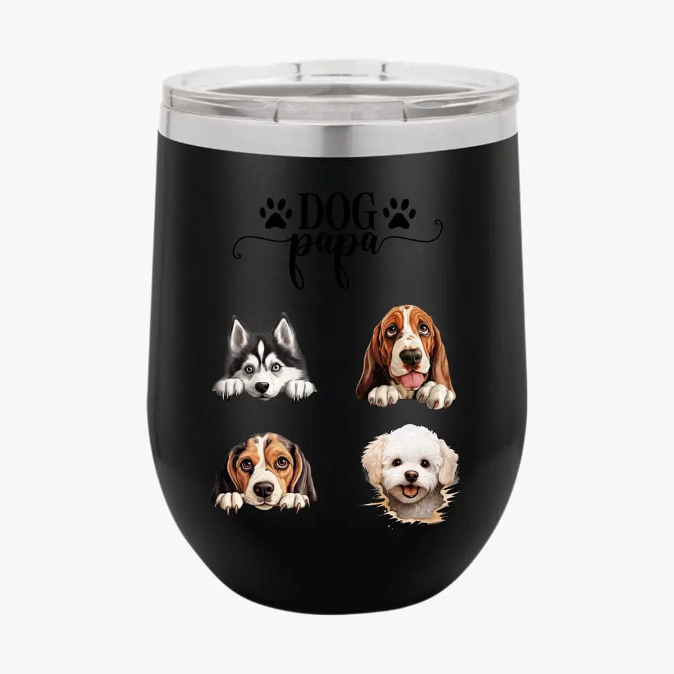 Personalized Custom Dog Dad Tumbler Christmas Gifts For Dog Owner