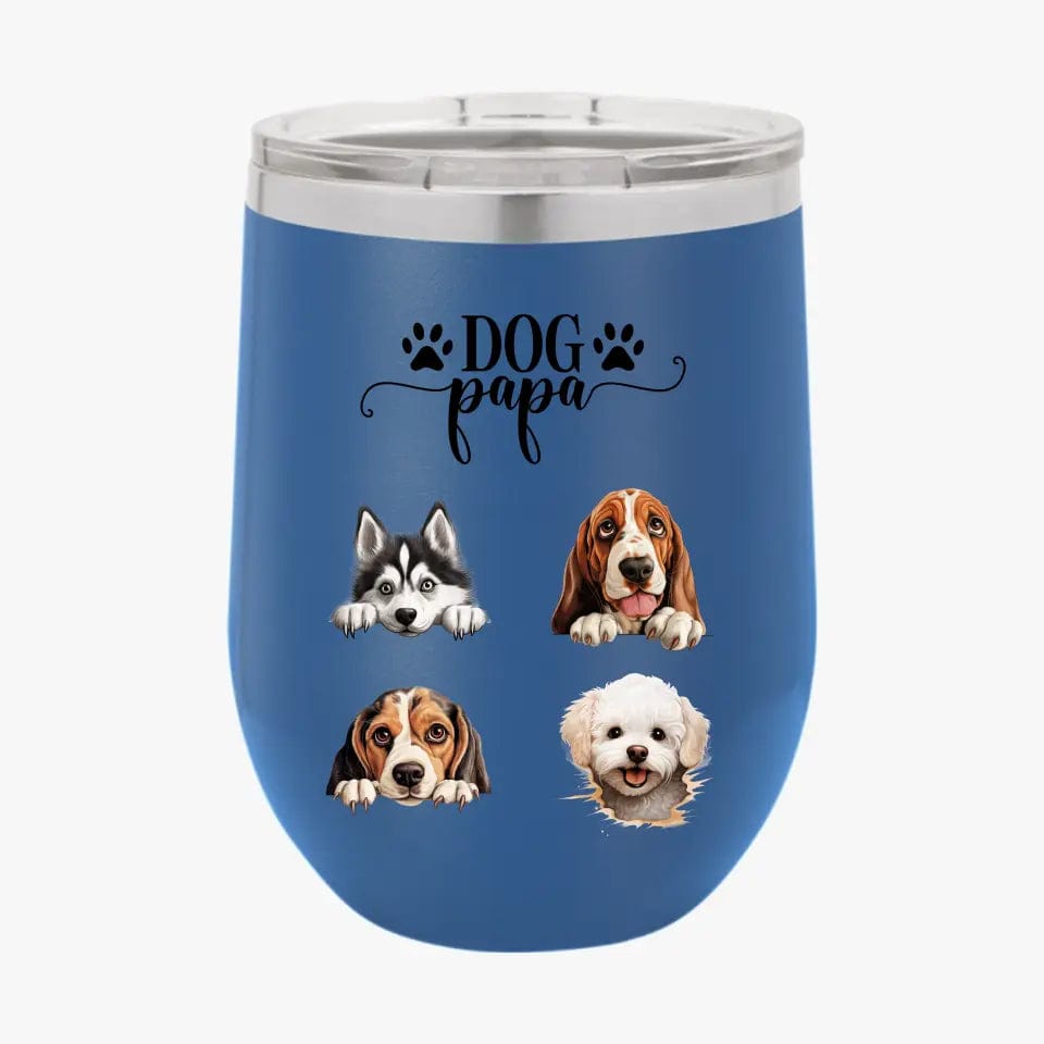 Personalized Custom Dog Dad Tumbler Christmas Gifts For Dog Owner