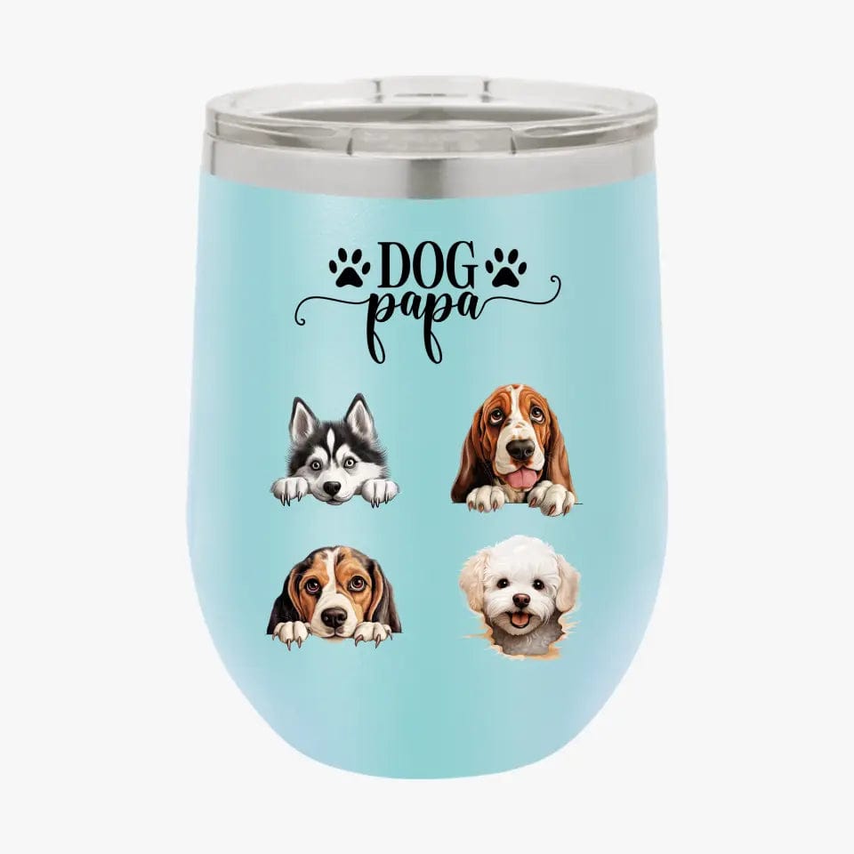 Personalized Custom Dog Dad Tumbler Christmas Gifts For Dog Owner