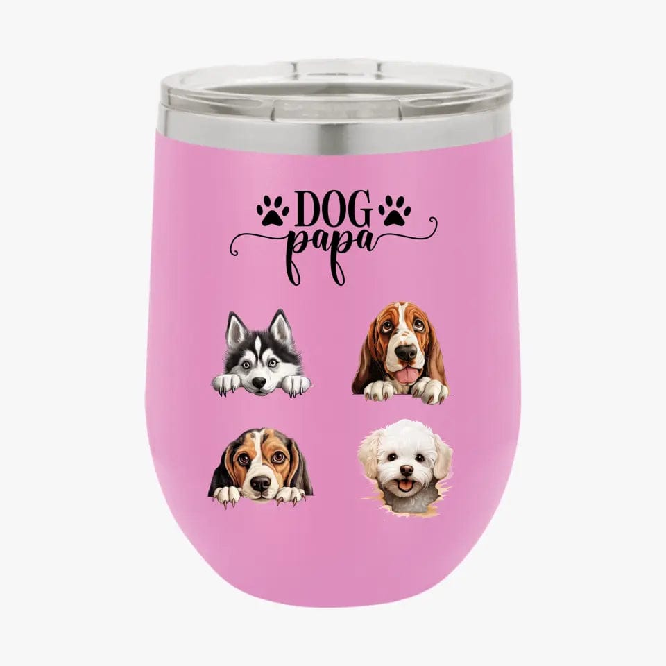 Personalized Custom Dog Dad Tumbler Christmas Gifts For Dog Owner