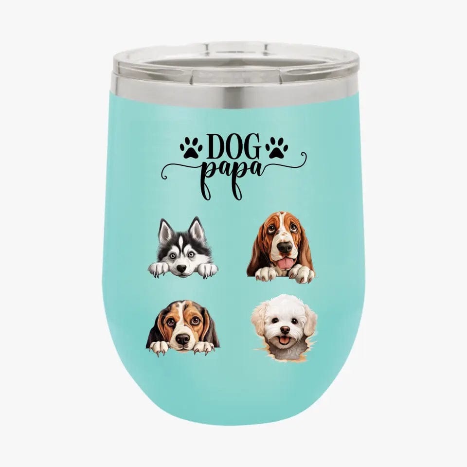 Personalized Custom Dog Dad Tumbler Christmas Gifts For Dog Owner