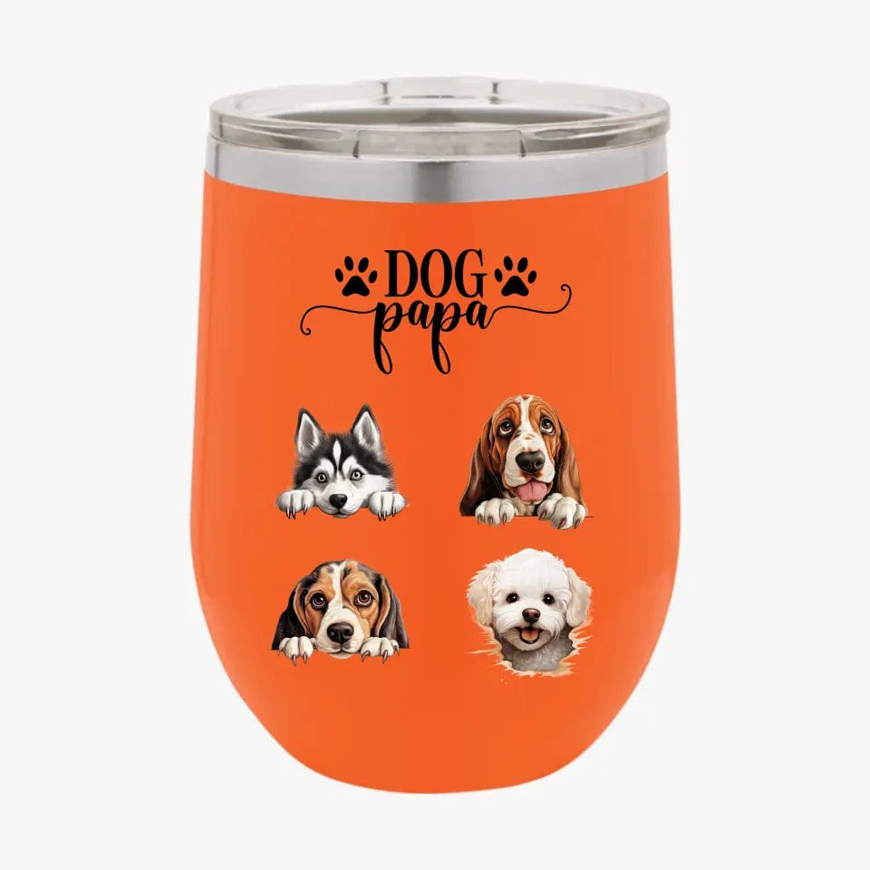 Personalized Custom Dog Dad Tumbler Christmas Gifts For Dog Owner