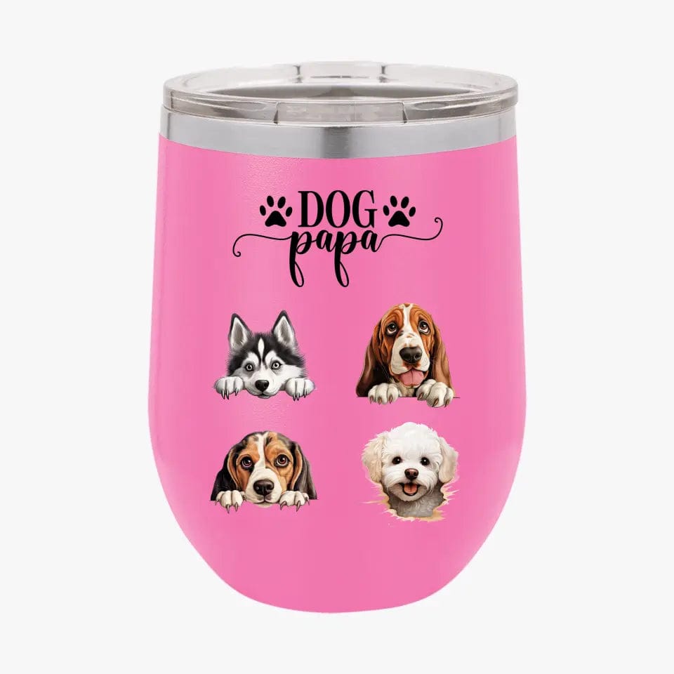 Personalized Custom Dog Dad Tumbler Christmas Gifts For Dog Owner