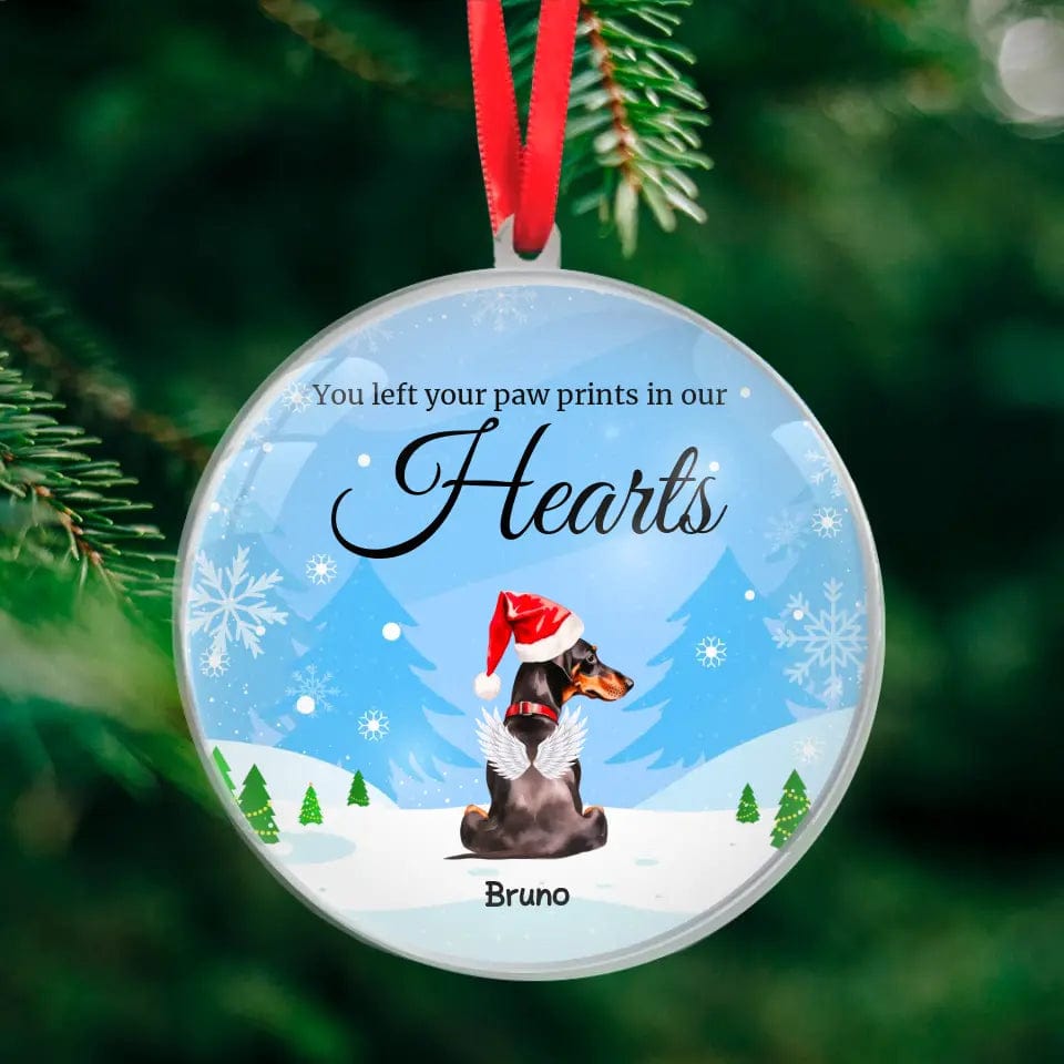 Personalized Memorial Dog Ornaments - Custom Dog Christmas Ornament