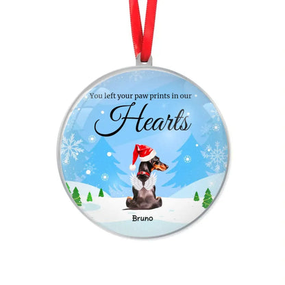 Personalized Memorial Dog Ornaments - Custom Dog Christmas Ornament