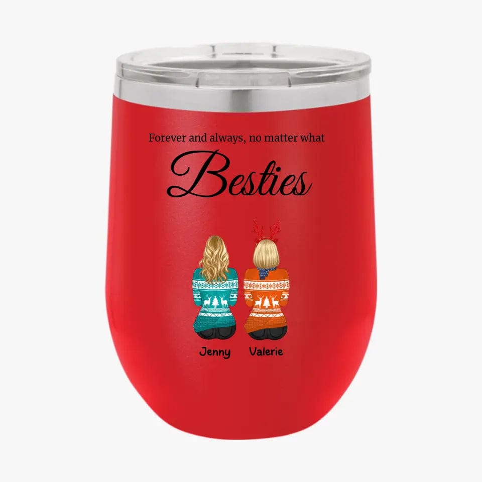 Personalized Best Friends Tumbler Custom Christmas Gifts for Bestie