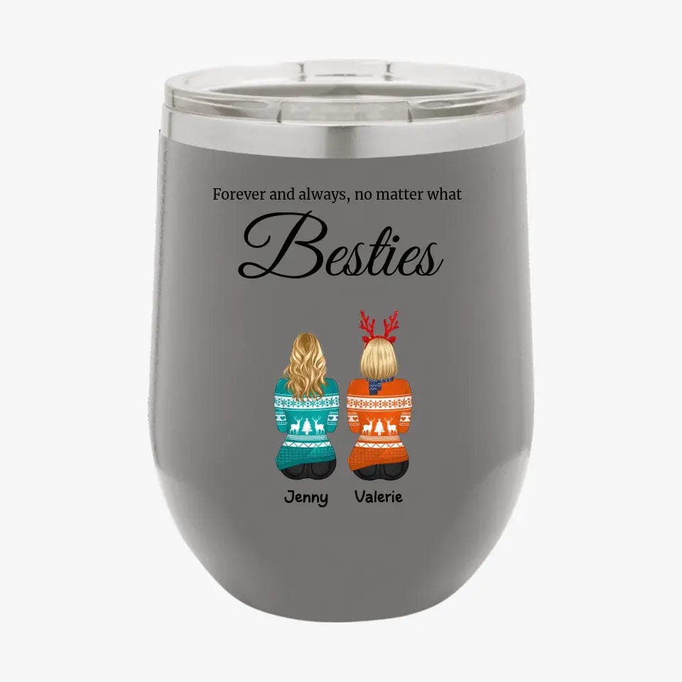 Personalized Best Friends Tumbler Custom Christmas Gifts for Bestie