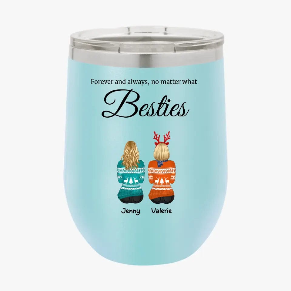 Personalized Best Friends Tumbler Custom Christmas Gifts for Bestie