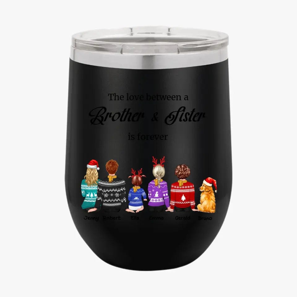 Personalized Sibling Tumblers Brother and Sister Tumbler Custom Christmas Gifts