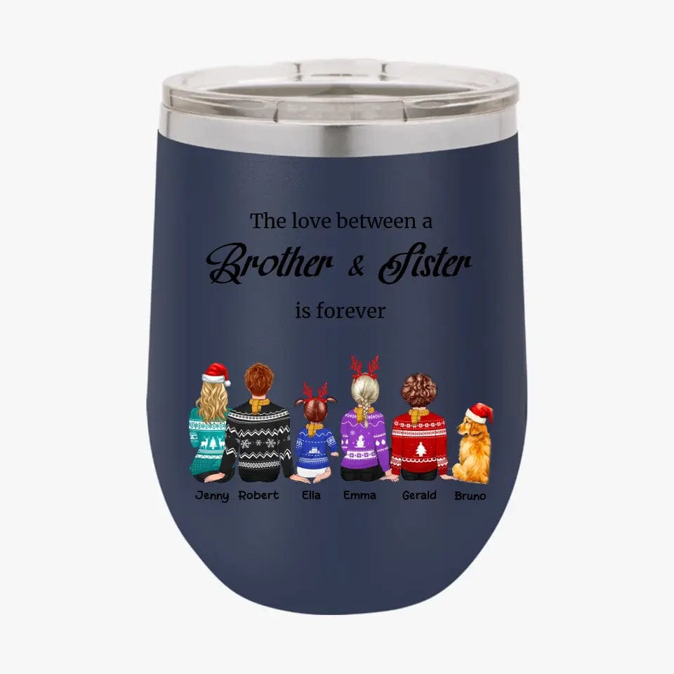 Personalized Sibling Tumblers Brother and Sister Tumbler Custom Christmas Gifts