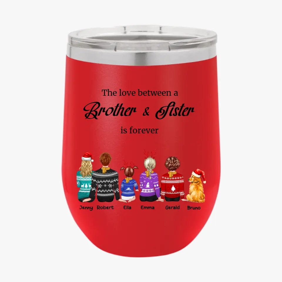 Personalized Sibling Tumblers Brother and Sister Tumbler Custom Christmas Gifts