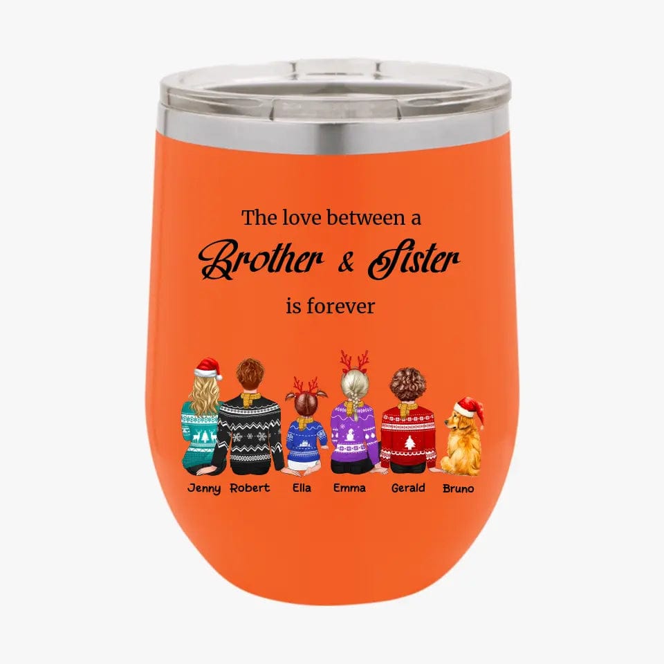 Personalized Sibling Tumblers Brother and Sister Tumbler Custom Christmas Gifts