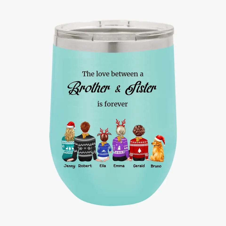 Personalized Sibling Tumblers Brother and Sister Tumbler Custom Christmas Gifts