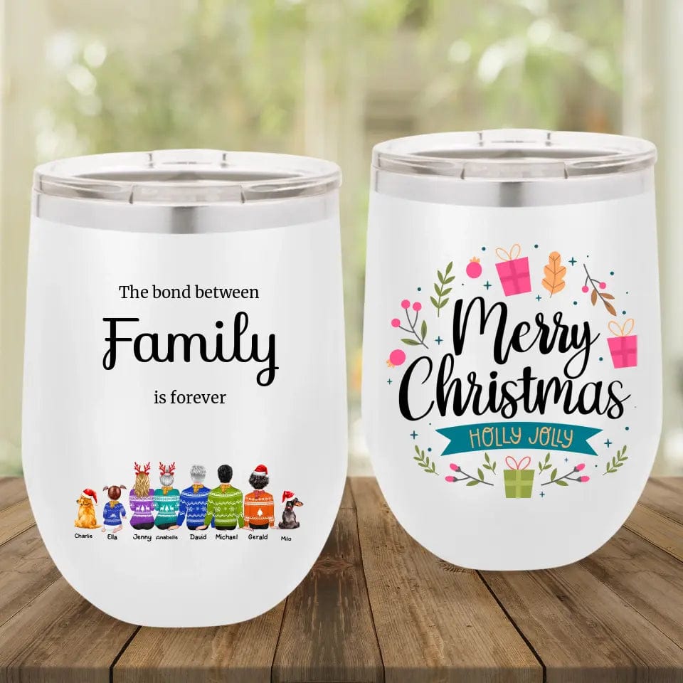 Personalized Custom Family Tumbler Christmas Gifts For Family