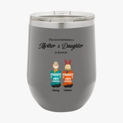 Personalized Custom Mother and Daughter Tumbler Christmas Gifts