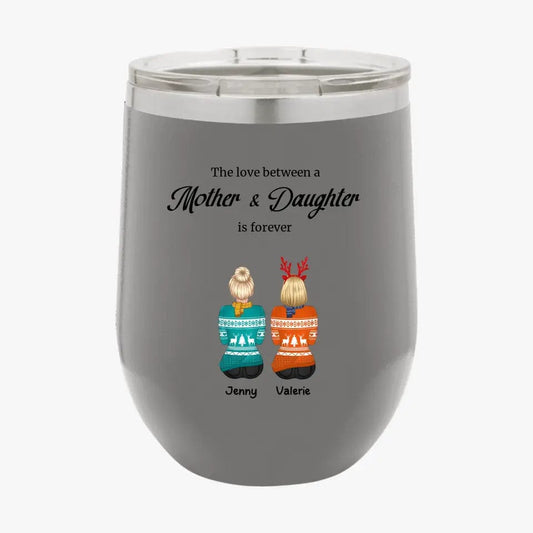 Personalized Custom Mother and Daughter Tumbler Christmas Gifts