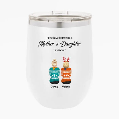 Personalized Custom Mother and Daughter Tumbler Christmas Gifts