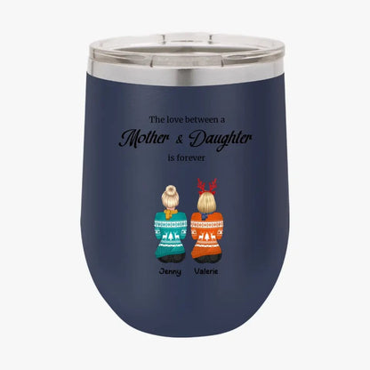 Personalized Custom Mother and Daughter Tumbler Christmas Gifts