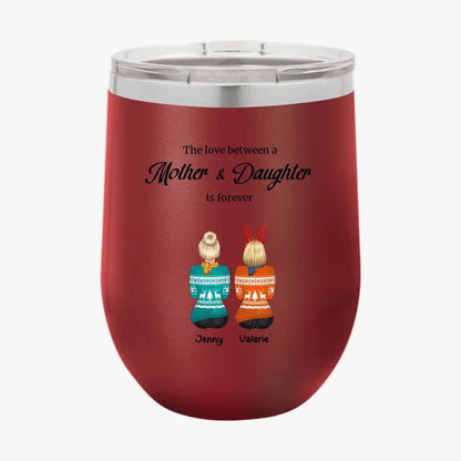 Personalized Custom Mother and Daughter Tumbler Christmas Gifts