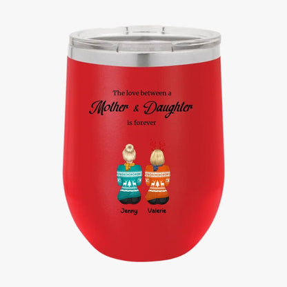 Personalized Custom Mother and Daughter Tumbler Christmas Gifts