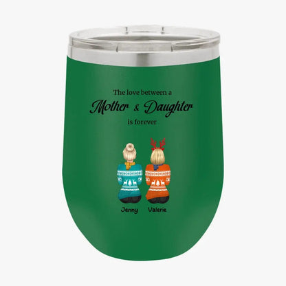 Personalized Custom Mother and Daughter Tumbler Christmas Gifts