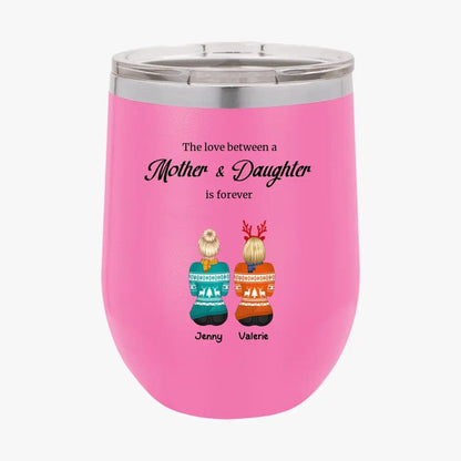 Personalized Custom Mother and Daughter Tumbler Christmas Gifts