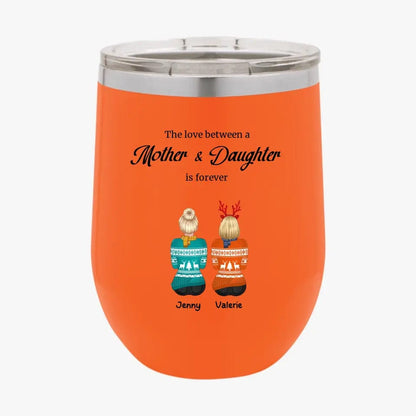 Personalized Custom Mother and Daughter Tumbler Christmas Gifts