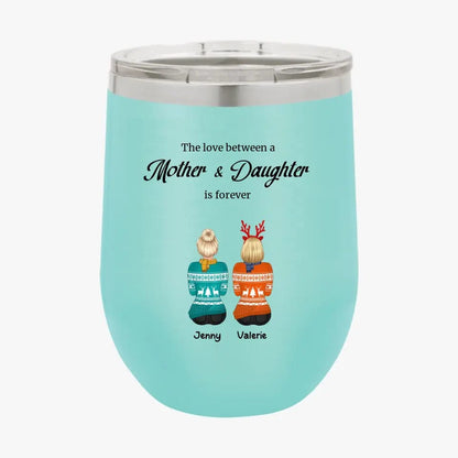 Personalized Custom Mother and Daughter Tumbler Christmas Gifts