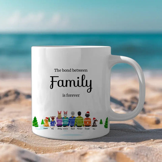 Big Family Forever Mug Personalized Custom Family Mugs