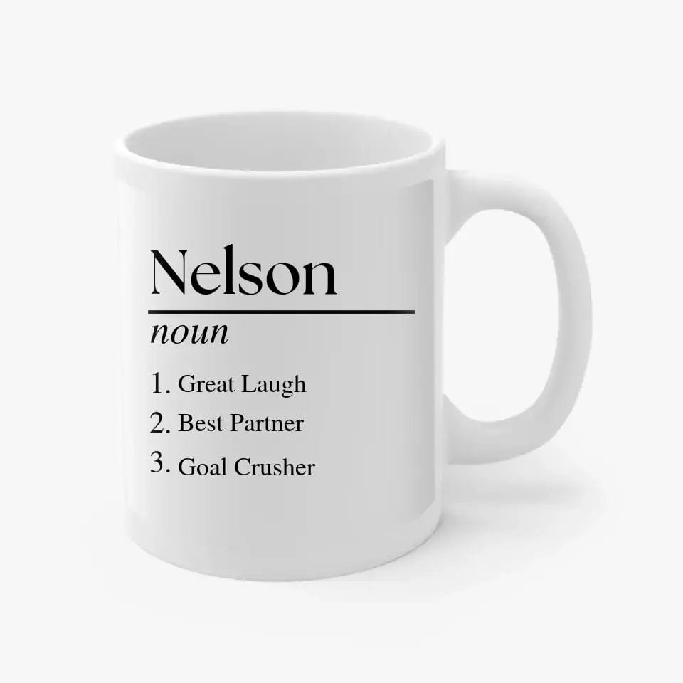 Personalized Custom Name Definition Mug