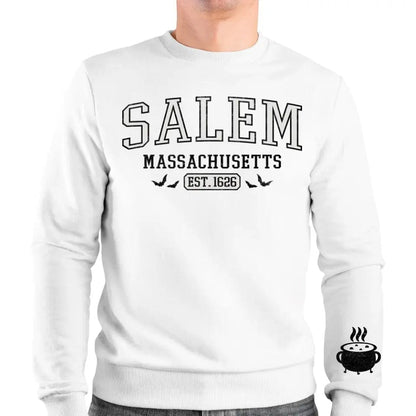 Personalized Salem Apothecary Halloween Sweatshirt – Retro 1626 Witchcraft Hoodie