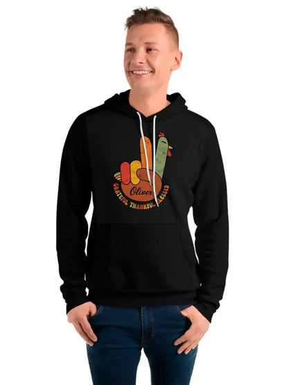 Peace Sign Turkey Retro Thanksgiving Turkey Hoodie Vintage Thanksgiving Hoodies