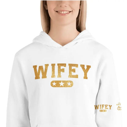 Gold Couple Matching Wifey and Hubby T-shirt | Sweatshirt | Hoodie - Customized Couple Apparel